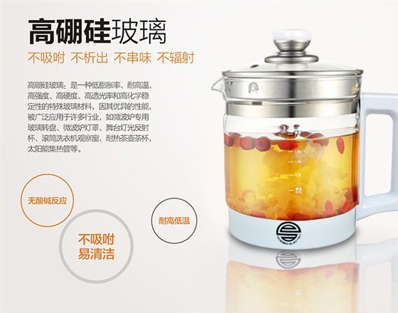 悦海110V60HZ养生壶出国专用多功能中药壶NSHP-18