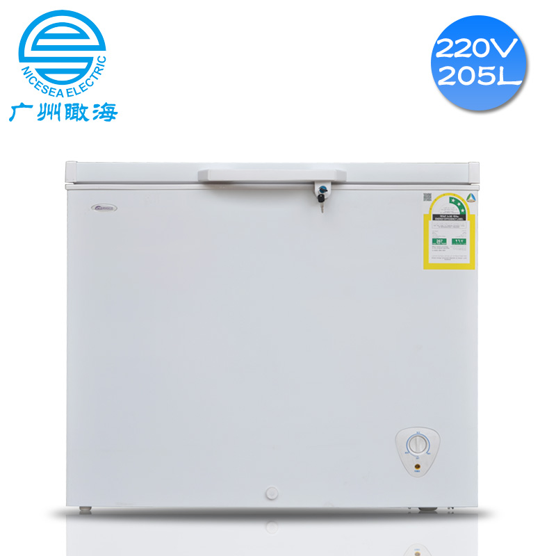 220V外贸船用冰柜205L冷柜