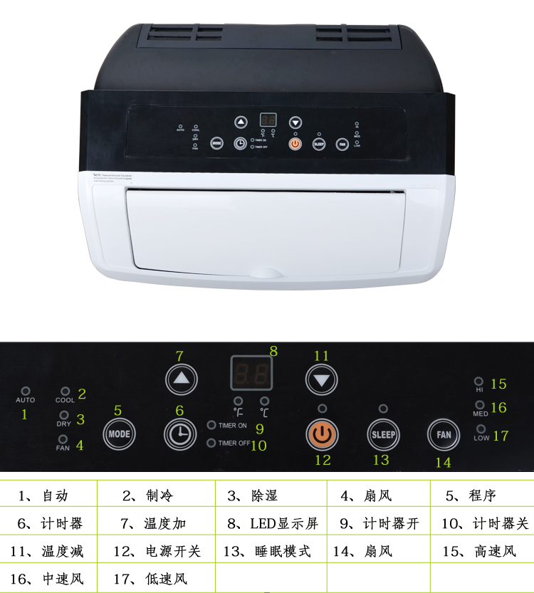 MC德国麦可110V60HZ船用移动1.5P单冷空调SMCAP121c2